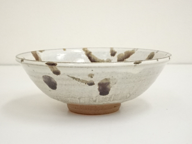 JAPANESE TEA CEREMONY / FLAT TEA BOWL CHAWAN 
